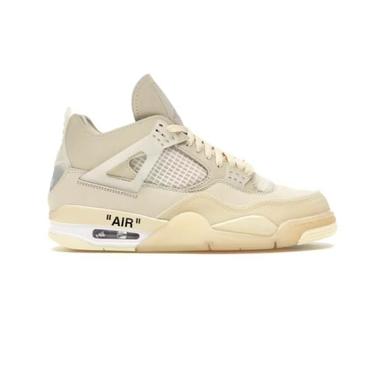 Jordan 4 x Off White "Sail"