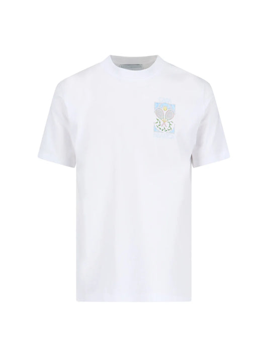 Casablanca Pastel White T-Shirt